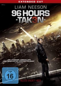 96 Hours Taken 3 DVD