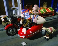 Wallace & Gromit unter Schafen