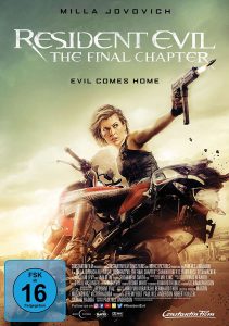 Resident Evil The Final Chapter DVD