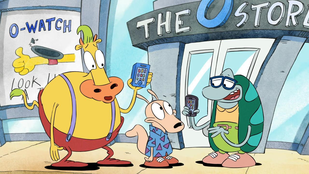 Rockos modernes Leben Alles bleibt anders Rockos Modern Life Static Cling Netflix