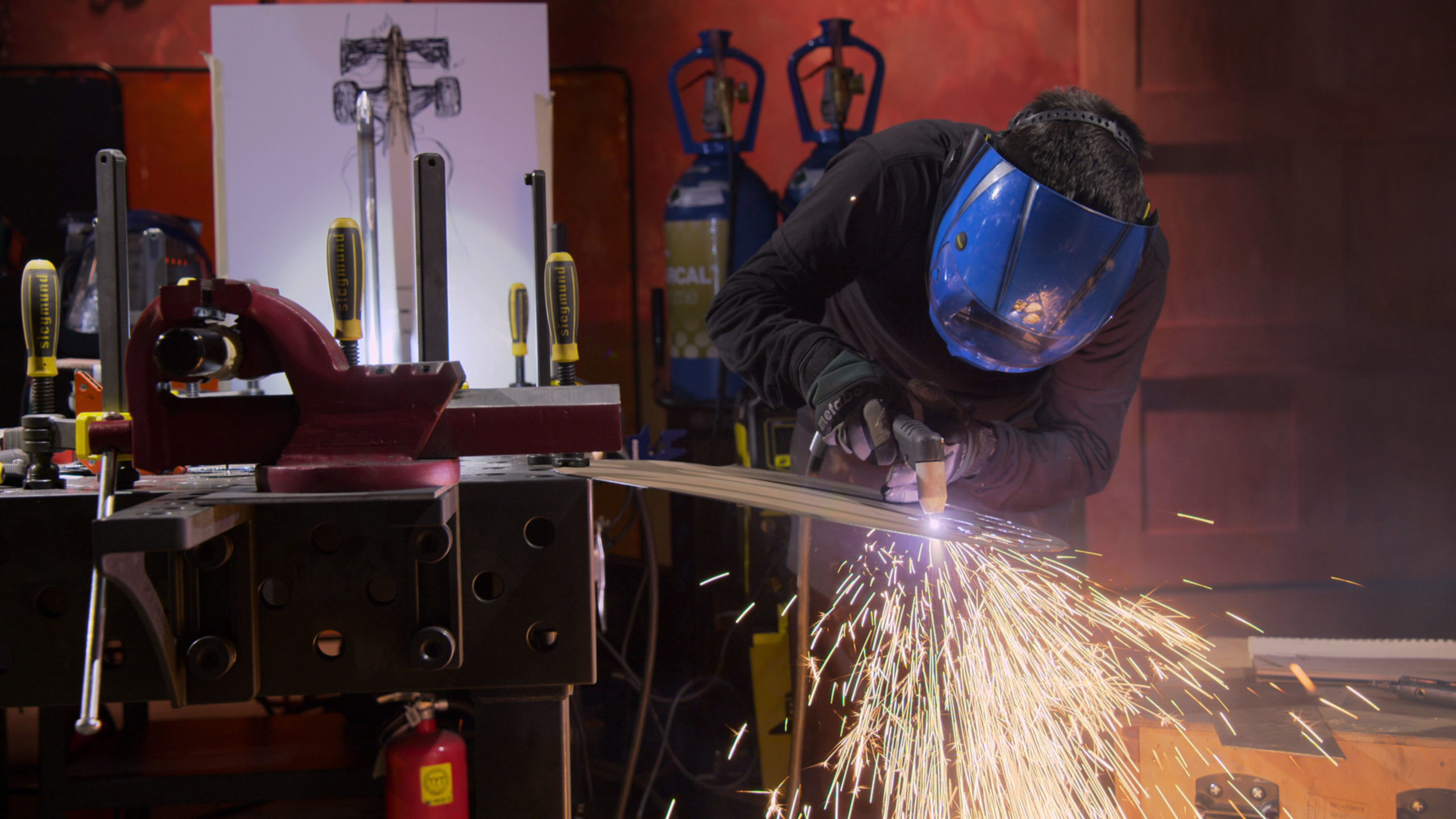 Metal Shop Masters Metallkunst Showdown am Schweißgerät Netflix