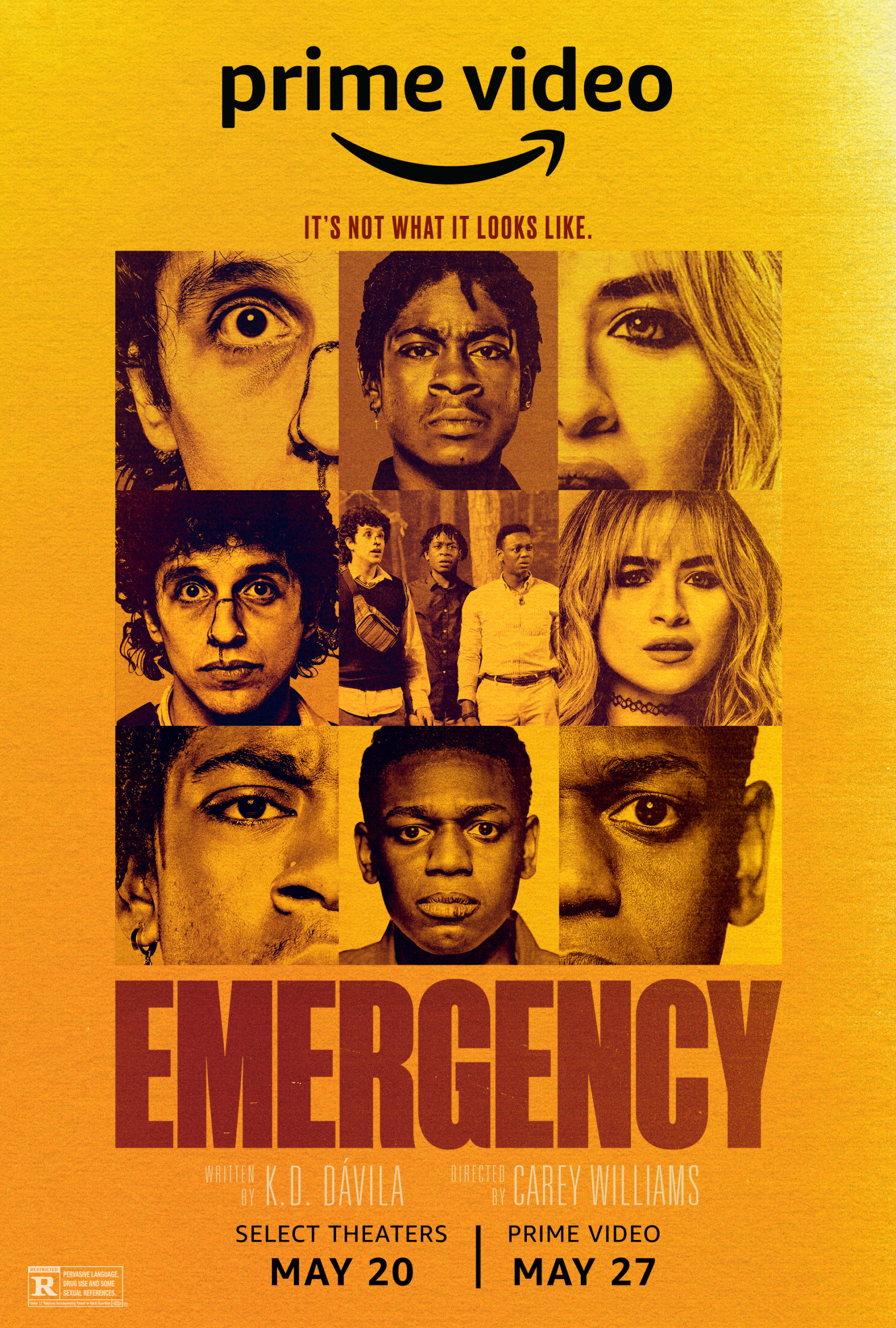 Emergency (2022) 720p WEBRip x264 [Dual Audio] [Hindi (Voice Over) Or English] Full Hollywood Movie Hindi