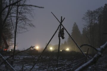 Barrikade – Bilder einer Waldbesetzung