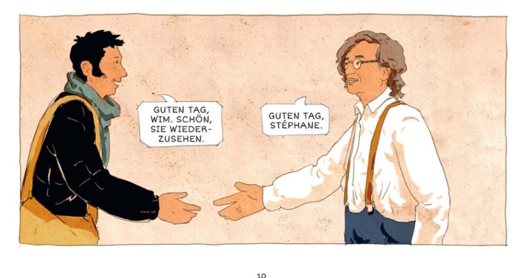 Das Storyboard von Wim Wenders