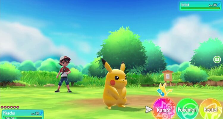Lets Go Pokemon Pikachu Evoli Videospiel Nintendo Switch