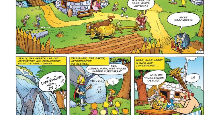 Asterix Die goldene Sichel Comic