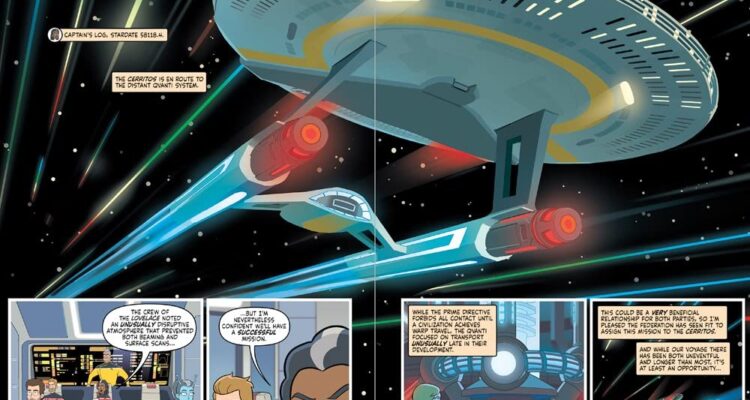 Star Trek Lower Decks Comic