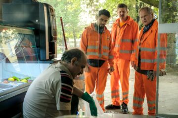 Drei von der Müllabfuhr - Schutzgeld TV Fernsehen Das Erste ARD Streamen online Mediathek Video on Demand DVD kaufen