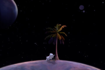 Light Pillar Han ye deng zhu