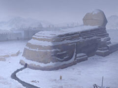 Light Pillar Han ye deng zhu